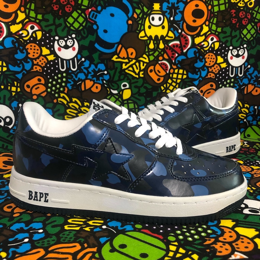 DEADSTOCK NAVY CAMO BAPESTAS - Picture 2 of 9